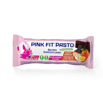 Proaction pink fit pasto barretta sostitutiva del pasto all'arancia 65 g