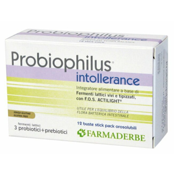 Probiophilus Intollerance Fermenti Lattici Vivi 12 bustine 24g