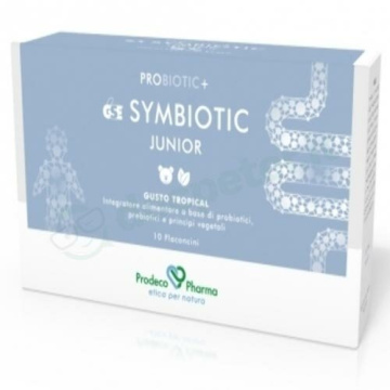 Probiotic + Symbiotic Junior 10 flaconcini gusto Tropical 