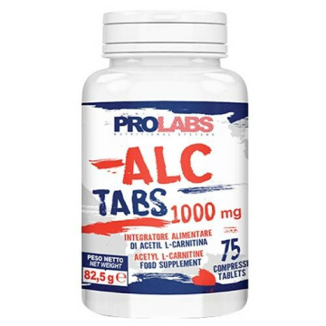 Prolabs Alc Tabs 1000 Integratore di Acetil L-Carnitina 75 compresse