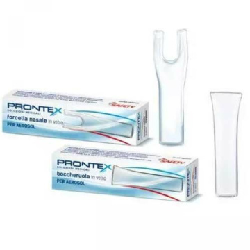 Prontex 2 Accessori in Plastica per Aerosol 1 boccaglio + 1 nasale