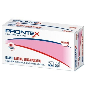 Prontex guanto in lattice senza amido medio 100 pezzi