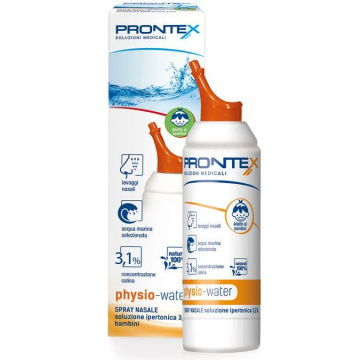 Prontex physio-water soluzione ipertonica 3,1% spray nasale bambini 100ml