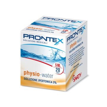 Prontex physio-water soluzione ipertonica 3% 20 fiale da 5ml
