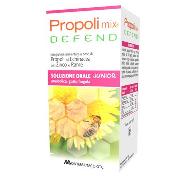 Propoli mix defend soluzione orale junior analcolica 200 mlgusto fragola