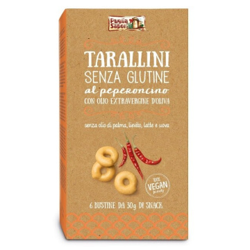 Puglia sapori tarallini al peperoncino con olio extraverginedi oliva 180 g