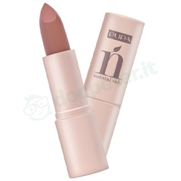 Pupa Natural Side Lipstick Rossetto 001 Natural Nude 4g