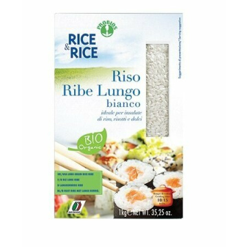R&r riso lungo ribe bianco 1kg