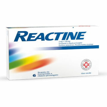Reactine 6 Compresse Antistaminico