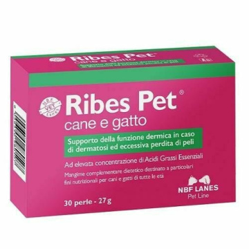 Ribes Pet Perle Integratore Dermatite Cani e Gatti 30 Perle
