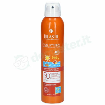 Rilastil sun system photo protection therapy spf50+ baby transparent spray 200 ml