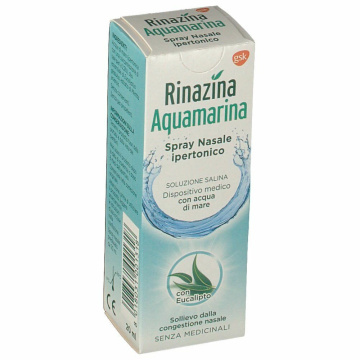 Rinazina Aquamarina Soluzione Nasale Ipertonica Eucalipto spray 20 ml