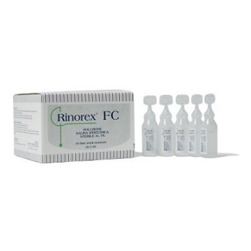 Rinorex fc soluzione salina ipertonica 7% 30 fiale da 5 ml