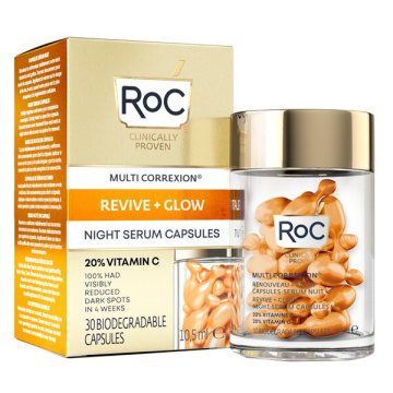 Roc multi correxion revive + glow night serum 30 capsule