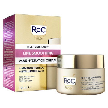Roc retinol correxion line smoothing max hydration crema viso 50 ml
