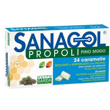 Sanagol Propoli Gusto Pino Mugo 24 Caramelle Balsamiche