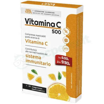 Sanavita vitamina c masticabile 30 compresse