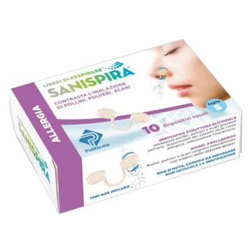 Sanispira Allergia Filtro Nasale Contro Rinite Allergica 10 Pezzi