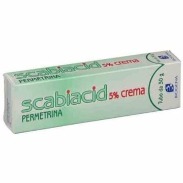 Scabiacid Crema  5% Permetrina Scabbia 30g