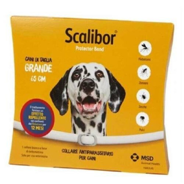 Scalibor protectorband 65 cm collare antiparassitario per cani - 1 g collare antiparassitario per cani di taglia grande 1 collare da 65 cm