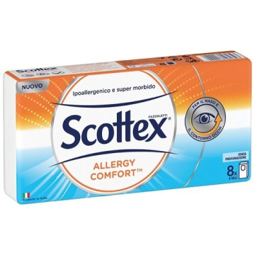 Scottex allergy comfort fazzoletti 8 pezzi