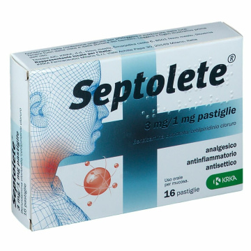 Septolete 3 mg + 1 mg 16 pastiglie 