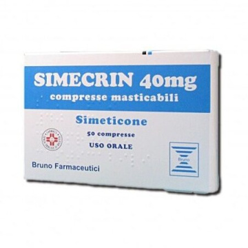 Simecrin 40 mg 50 compresse masticabili