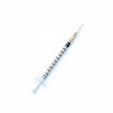 Siringa insulina 1ml gauge 26 1/2 100 pezzi
