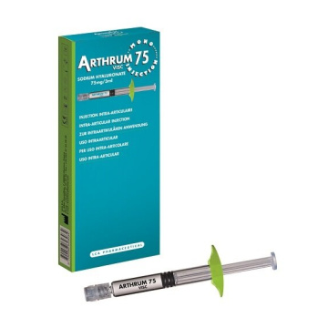 Siringa intra-articolare arthrum visc 75 mono injection acido ialuronico 3 ml