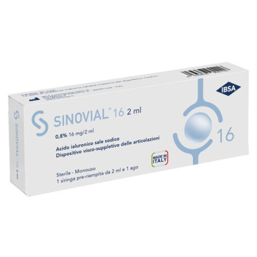 Siringa intra-articolare sinovial acido ialuronico 0,8% 2 ml1 pezzo