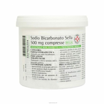 Sodio bicarbonato (sella) 1.000 compresse 500 mg