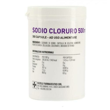 Sodio cloruro 300 capsule 500mg
