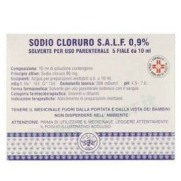Sodio cloruro (salf) 5 fiale 5 ml 0,9%