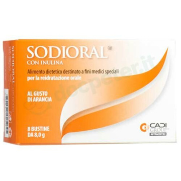 Sodioral Inulina per Diarrea 8 bustine 8 g