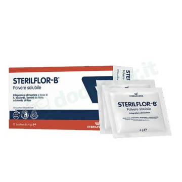 Sterilflor-B integratore per la flora intestinale 12 bustine