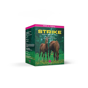 Strike pasta orale - 30 g/100 g pasta per uso orale per equini 20 siringhe da 35 g