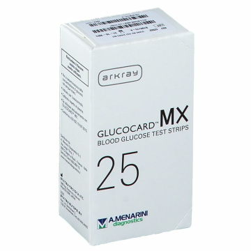 Glucocard MX Blood Glucose 25 Strisce Reattive Glicemia