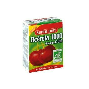 Superdiet acerola 1000 vitamina c bio 24 compresse