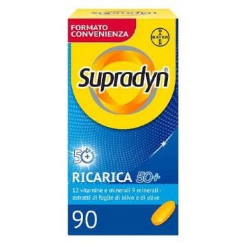 Supradyn Ricarica50+ Integratore Vitaminico 90 Compresse Rivestite