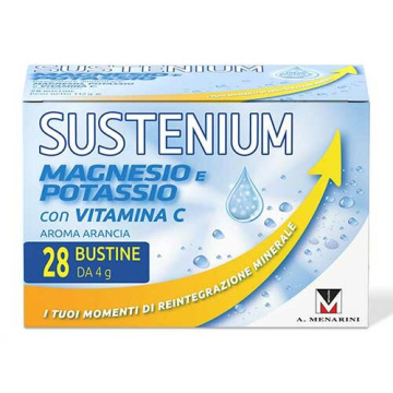 Sustenium Magnesio e Potassio con Vitamina C 28 bustine