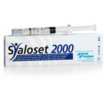 Syaloset 2000 Acido Ialuronico 1,5% Siringa Intrarticolare 2 ml 