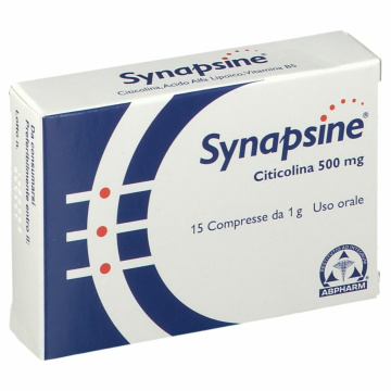 Synapsine Citicolina 500 mg per Sistema Nervoso 15 compresse 
