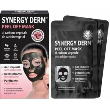 Synergy dermatologico peel off mask 4 trattamenti monodose 7 g