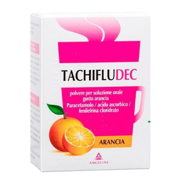Tachifludec Arancia Antipiretico Analgesico Soluzione Orale 10 bustine