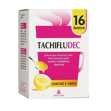 Tachifludec limone miele soluzione orale 16 bustine