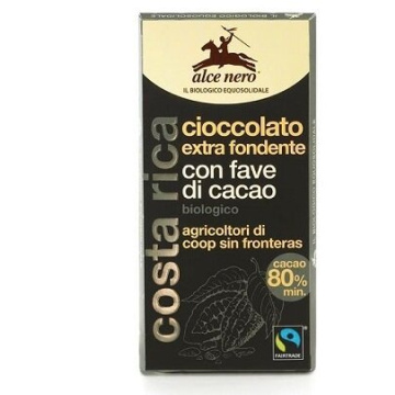 Tavoletta cioccolato extrafondente bio con fave di cacao biofairtrade 100 g