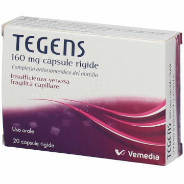 Tegens 160 mg Venotonico 20 Capsule rigide