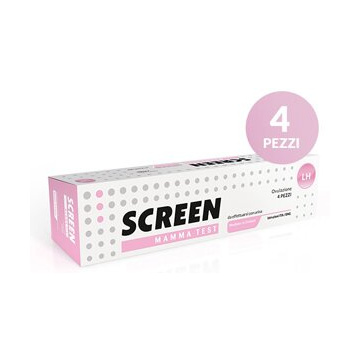 Test rapido che rileva tramite urina l'ormone lh individuando il periodo di ovulazione 4 pezzi screen mamma test ovulazione
