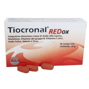 Tiocronal redox 20 compresse