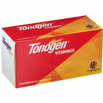 Tonogen vit soluzione orale 10 flaconi 6ml 10000